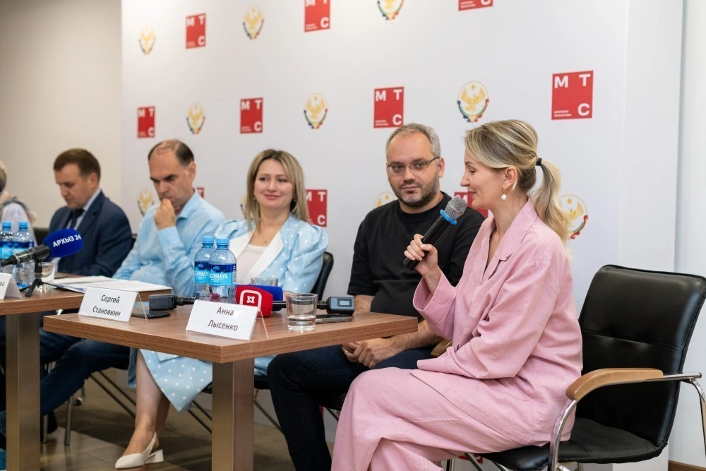 На пресс-конференции МТС, фото предоставлено компанией На пресс-конференции МТС