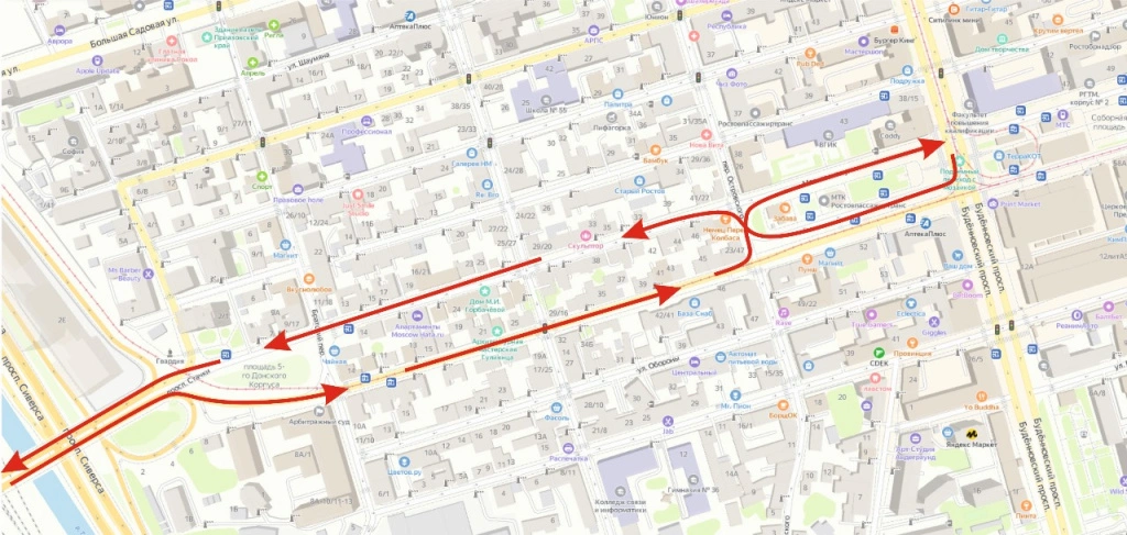 Новая схема движения автобусов на ЗЖМ в районе Центрального рынка Новая схема движения автобусов на ЗЖМ в районе Центрального рынка