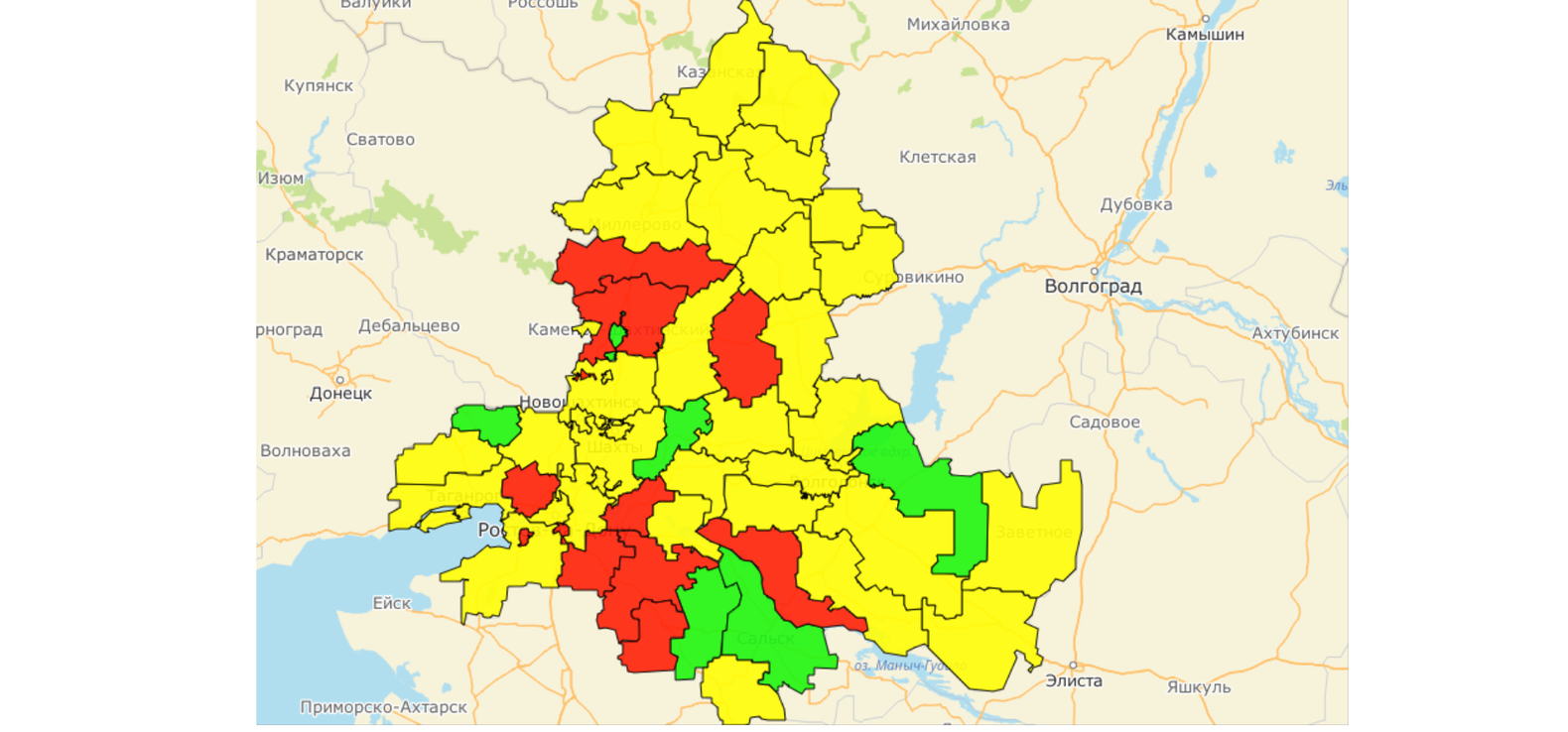 Дон округ. Тарасовский район Ростовской области на карте. Территория Ростовской области. Карта Ростовской области с районами. Карта светофор Ростовской области по коронавирусу.