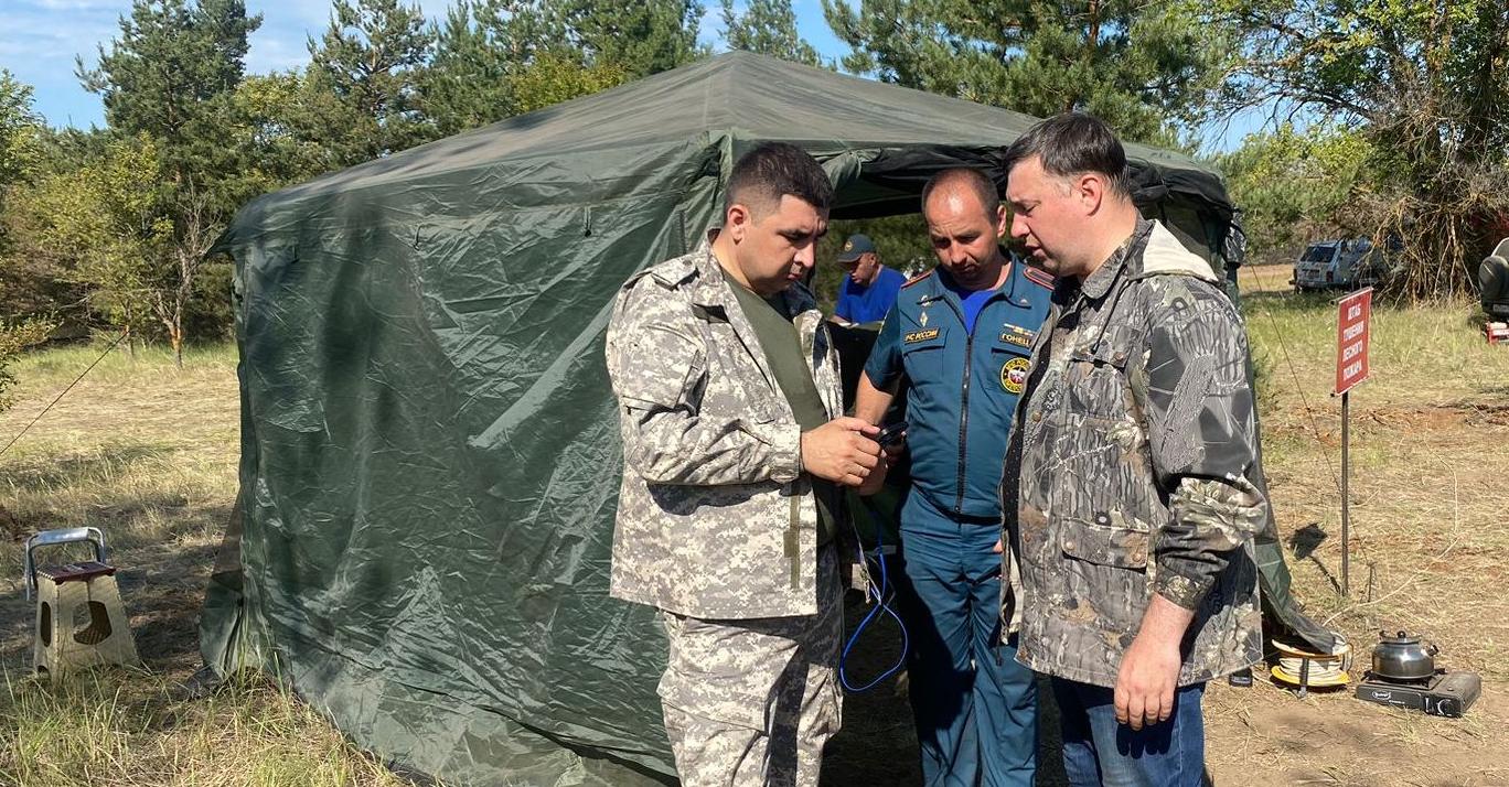 
                     Режим повышенной готовности введён в районе Ростовской области из-за лесного пожара 
                