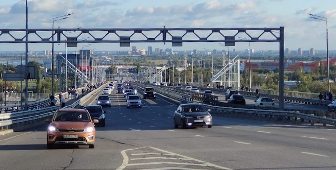 Фото: Ворошиловский мост Ростова, кадр 1rnd