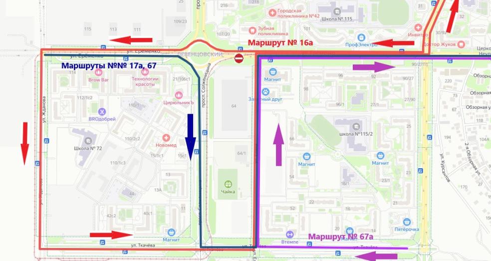 
                     В Ростове изменили схему движения сразу 4 автобусов на Левенцовке 
                