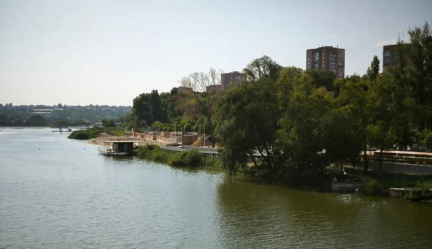 Фото: пляж парка Дружба в Ростове, кадр 1rnd