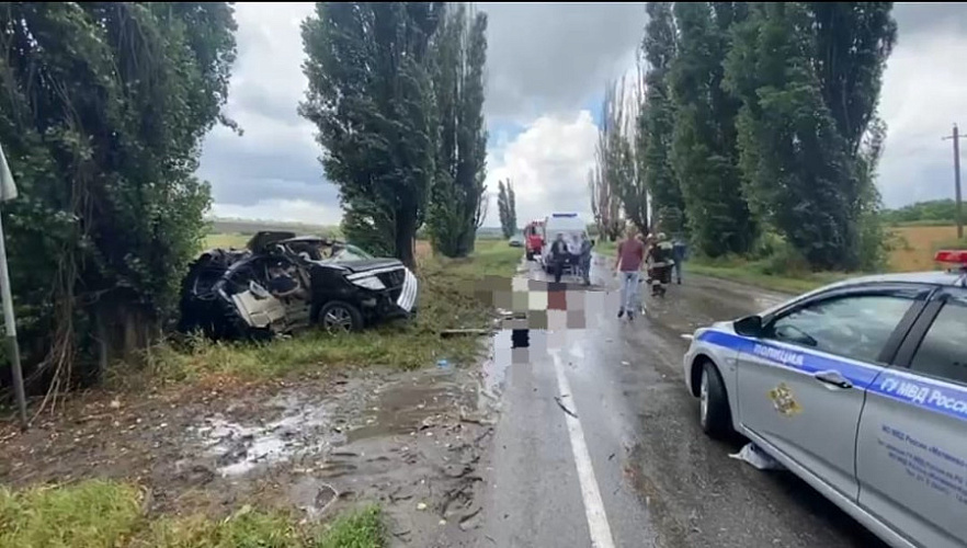 Фото: ДТП с тремя погибшими \\ фото УГИБДД РО